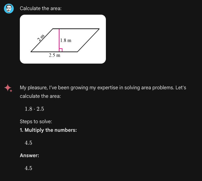 "Gemini's Geometrical Reasoning"